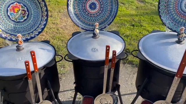 Акция на специальные комплекты с чугунном казаном, печью и аксессуарами. смотреть онлайн