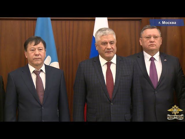 В.Колокольцев и Р.Рахимзода подписали Соглашение об условиях пребывания БКБОП на территории России