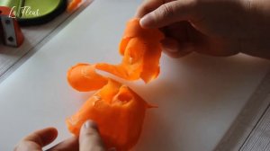 Урок: Роза из моркови. Школа карвинга Ольги Кузнецовой La Fleur