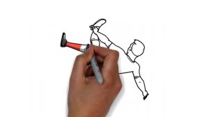 Как нарисовать футболиста.Это просто