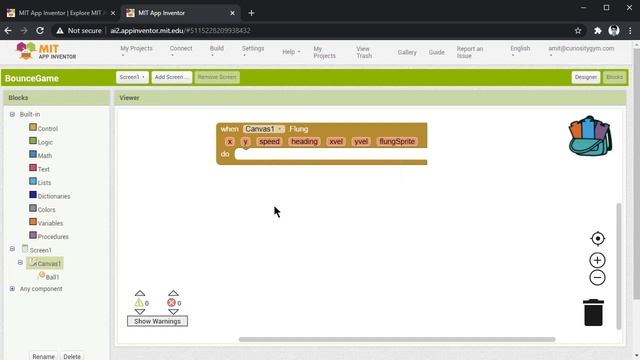 Building a Bounce Game from Scratch using MIT App Inventor: Step-by-Step Tutorial