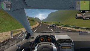 City Car Driving | опытный | обычный - загородная трасса | Logitech G29