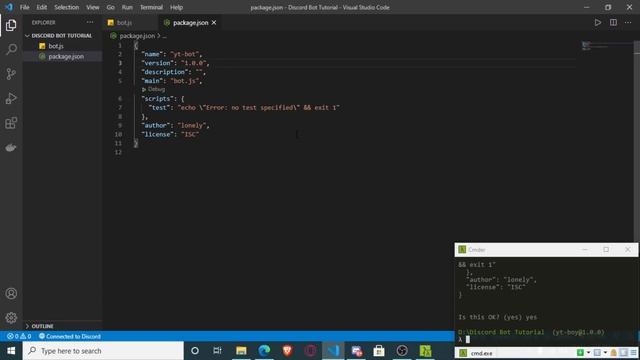 How to make a discord bot using discord.js | #CodingTamizha | #discord.js | #discord_bot|#javascrip