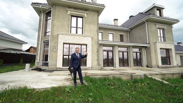 Американский проект - дом на берегу водоема в поселке Никольские Озера, Калужское шоссе