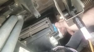 Как снять терморегулятор печки на Рено Логан?