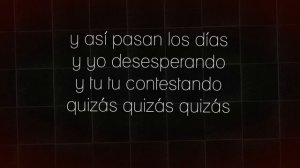 Quizas, quizas, quizas - Andrea Bocelli ft. Jennifer Lopez (lyrics)