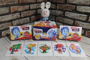 Распаковка жевательной резинки «Фиксики» (компания «Конфитрейд»)