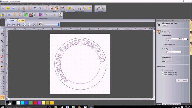 Making CNC model in Viacad transfering to Artcam and adding Vcarve Text смотреть онлайн