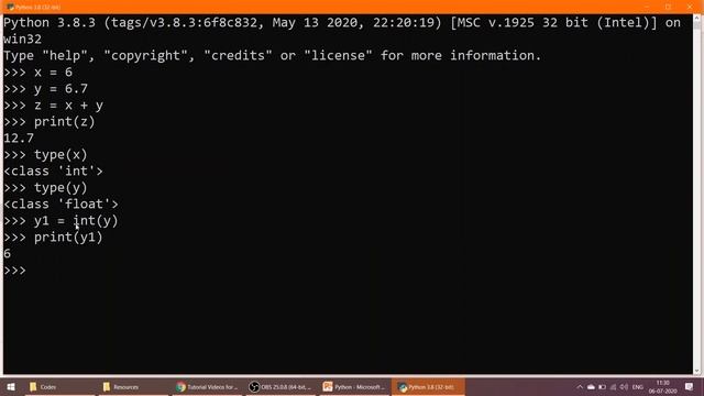 Type Conversions & Error Checking. 7th Video. Starting with Python. Beginner's Guide. Tutorial Vide