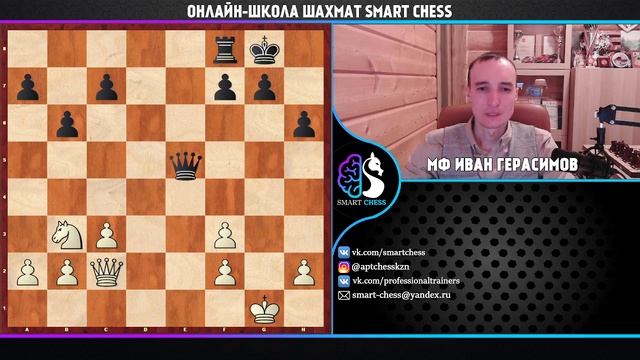 Тактические приемы в шахматах / Защита от Связки / Школа шахмат Smart Chess /  FM Иван Герасимов