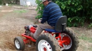 Самодельный минитрактор- сцепление