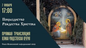 Великая Рождественская вечерня. Спасо-Вознесенский кафедральный собор