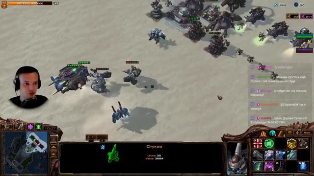 Стуков и его Танки [Direct Strike] ● StarCraft 2 смотреть онлайн