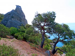 На тропе Караул-Оба. Новый Свет.