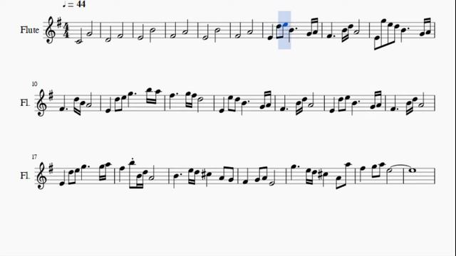Flute Sheet Music: How to play Sweden (Minecraft) by C418 смотреть онлайн