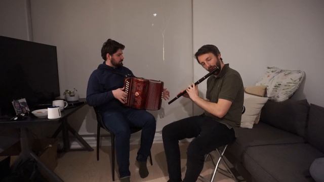 Kadis & Caulfield - Irish Traditional Music on the Button Accordion and Flute смотреть онлайн