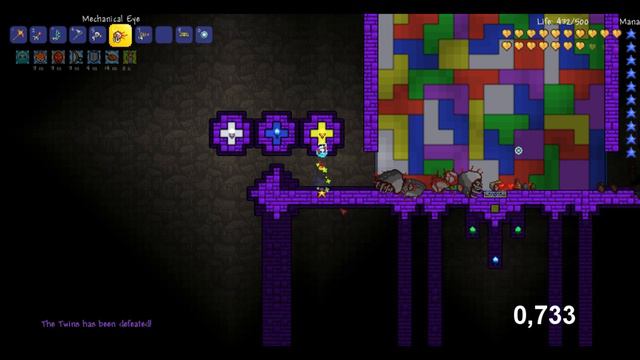 Twins speedkill (in 0.734 seconds) - Terraria Speedkills Collection смотреть онлайн