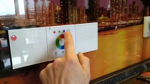 RGB контроллер, диммер, светильники потолочные с подсветкой - завершающее видео
