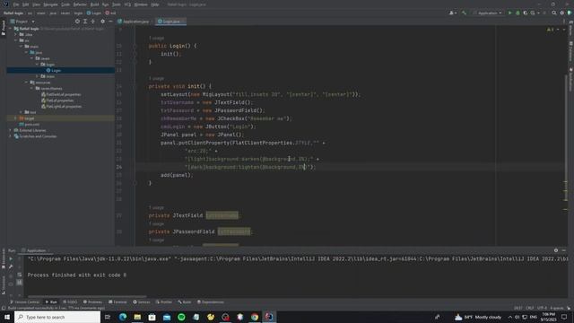 Java Swing Login Form Tutorial with FlatLaf and MigLayout смотреть онлайн