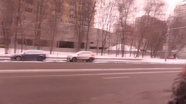 [Псв 27] Станция метро Речной вокзал, улица Фестивальная московская окраина район Москвы ЗИМОЙ ДНЁМ смотреть онлайн