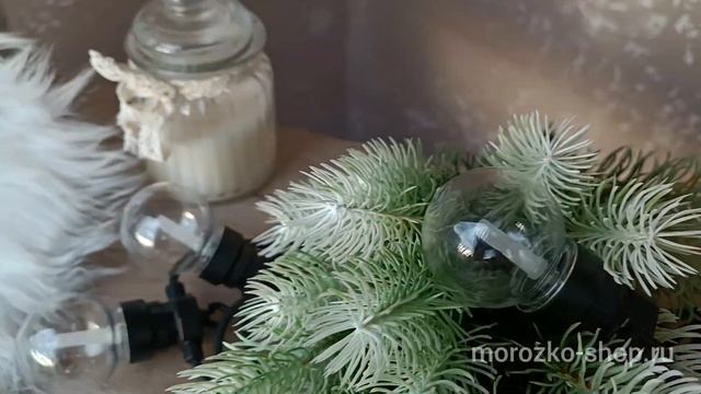 Гирлянда Party Lights - ЛАМПОВОЕ НАСТРОЕНИЕ, 20 тёплых белых LED, 10 м, уличная ECO-020F-G-BCWW-A смотреть онлайн