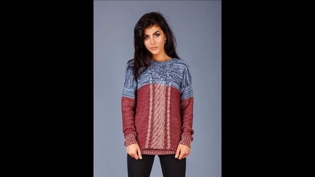 Свитер из Меланжевой Пряжи Спицами - 2019 / Knit Yarn Sweater / Strickpullover
