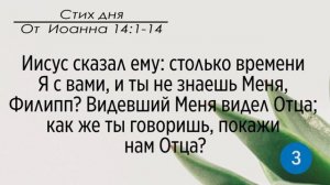 Тефиллин. От Иоанна 14:1-14. Повторение стихов 5 раз