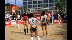 girl play nude football match awesome game 2017