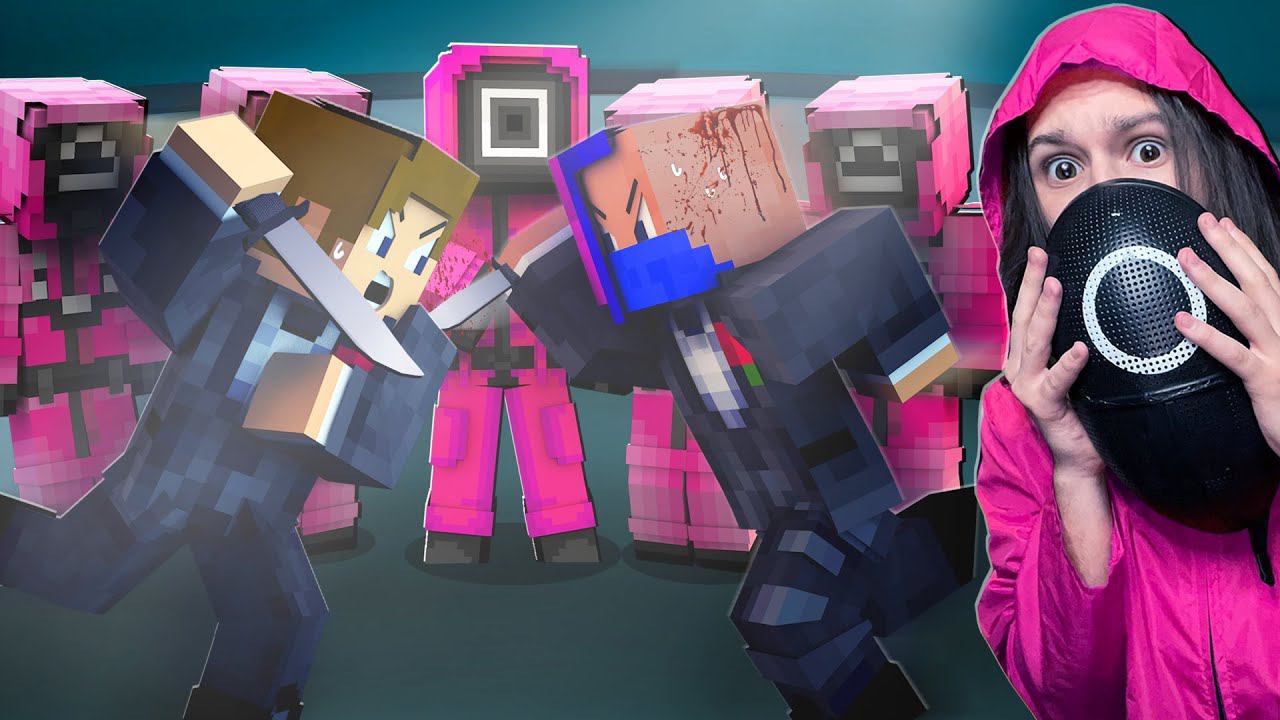 Финальная ИГРА В КАЛЬМАРА в Майнкрафт смотреть онлайн