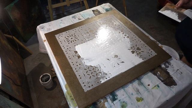 Винтажная краска и трафареты, красота своими руками! Простой и прекрасный декор! смотреть онлайн