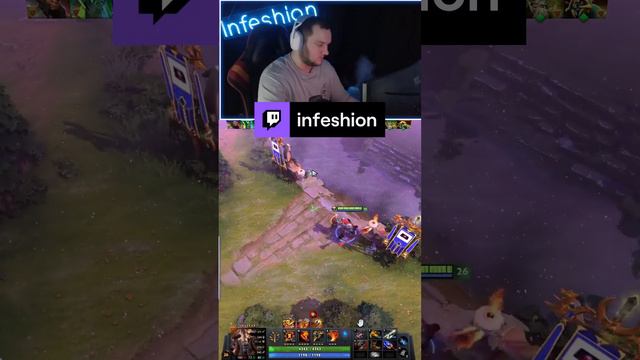 Ваншот в доте #twitch #dota #dota2 #дота #дота2 #dota2fun