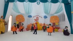 детский садик, танец овощей