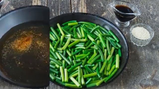 Вкусные и пряные жареные чесночные стрелки на сковороде | Рецепт и секреты