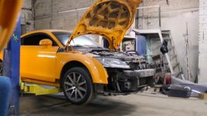 Audi TT 8J - обвес Ригер. Работа выполнена в Топ Тюнинг (Москва)