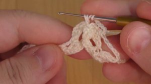 Кайма ажурная крючком