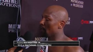 ФЛОЙД МЕЙВЕЗЕР ПОСЛЕ БОЯ С КОНОРОМ