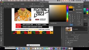 AHOBAA KESE DUKU FESTIVAL FLYER DESIGN | PHOTOSHOP TUTORIAL