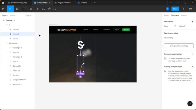 How to create an animated smoke text effect using figma (2022) смотреть онлайн