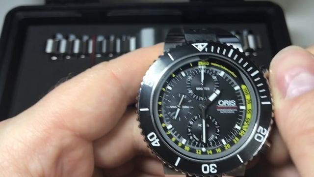 Oris Aquis Depth Gauge с глубиномером! смотреть онлайн