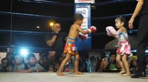 Детский бой.Муай Тай///Children's fight Muay Thai