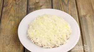 Салат Черепаха с яблоками и сыром