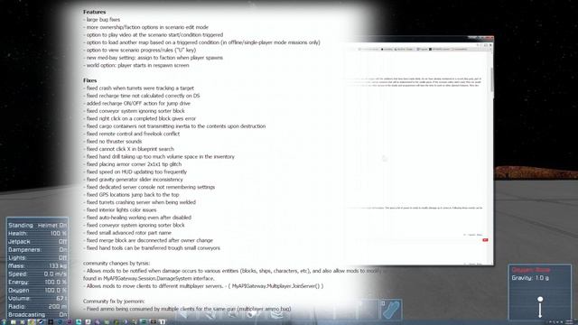 Space Engineers, Fixes, & More Scenario Options (Update 01.091) смотреть онлайн
