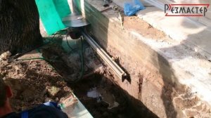 Резка фундамента. Часть 1