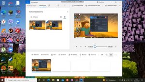 как легко соединить 2 видео в 1 нa Windows 10