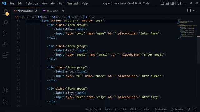 Learn How To Store HTML from Data Into A Database Using PHP In Hindi!