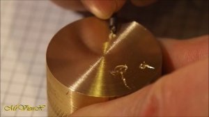 Электроштихель. Частота ударов и латунь. Electric engraver. The frequency of strikes. Brass.