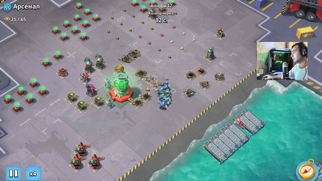 Boom Beach Бум Бич Развиваем базу с нуля (часть 108) смотреть онлайн