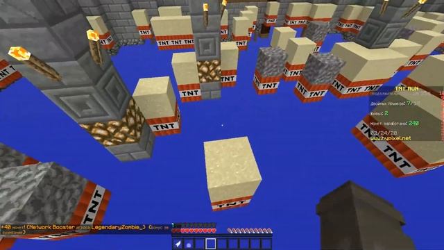 НАРЕЗКА МОМЕНТОВ В TNT RUN?ПЫТАЮСЬ ПОБЕДИТЬ В МИНИ-ИГРЕ?МАЙНКРАФТ ХАЙПИКСЕЛЬ смотреть онлайн