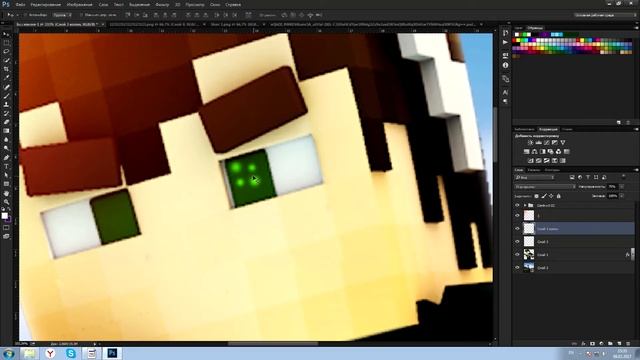 КАК СДЕЛАТЬ ТОПОВУЮ АВАТАРКУ В СТИЛЕ MINECRAFT!? смотреть онлайн