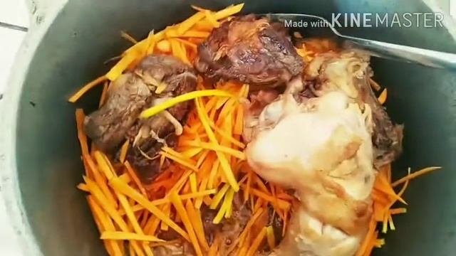 ШАХ ПЛОВ ПО БУХАРСКИ. ШЕДЕВР УЗБЕКСКОЙ КУХНИ. #плов#приготовитьплов#узбекскийплов#пловпоузбекский